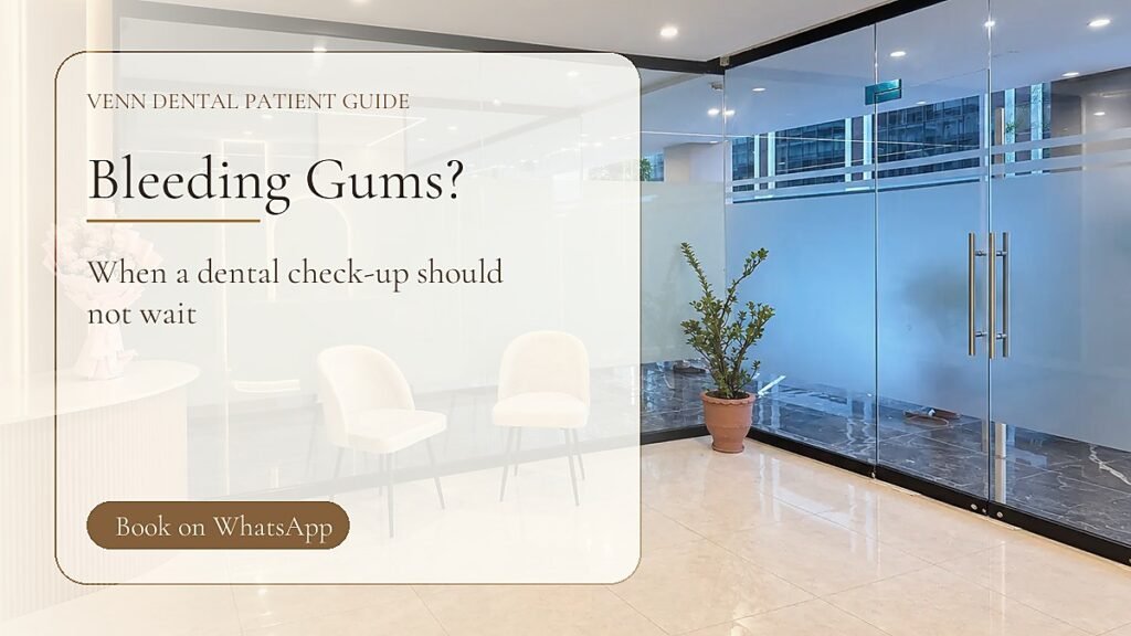 Bleeding Gums: Signs You Should Book a Dental Check-Up - Venn Dental patient guide thumbnail